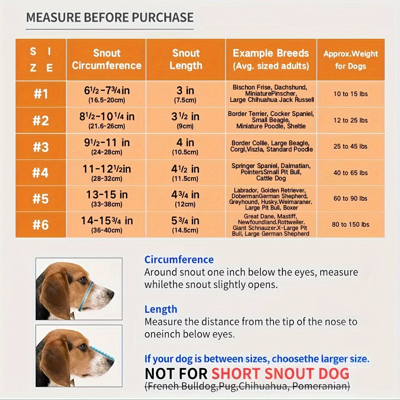 Muselière- Chien Protec-confort