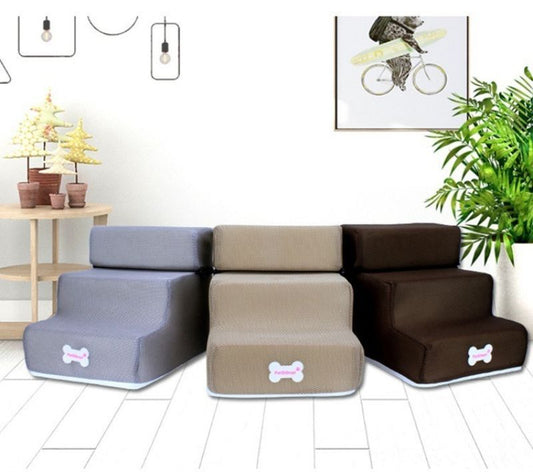 Escalier pour chien - Échelle en cuir éponge - Le Chihuahua Voyageur