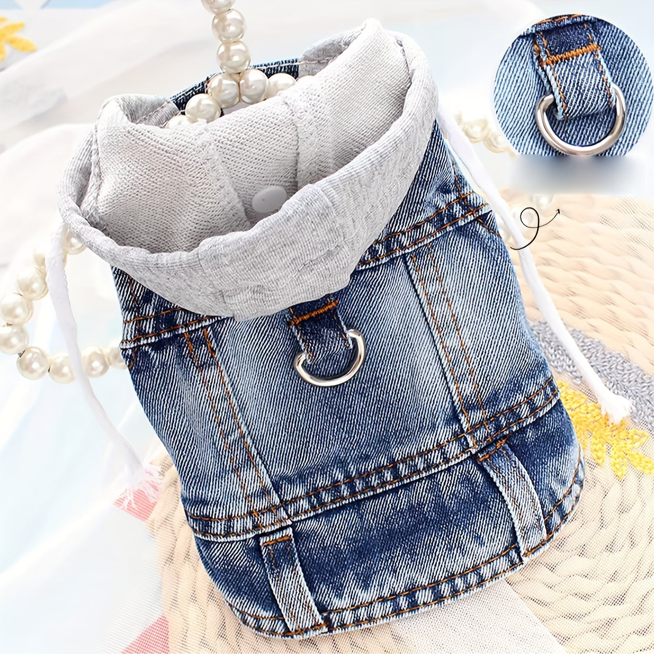 Manteau petit chien | Winter Denim Confort