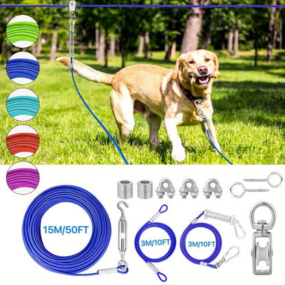 Longe pour chien- Dog Zipline