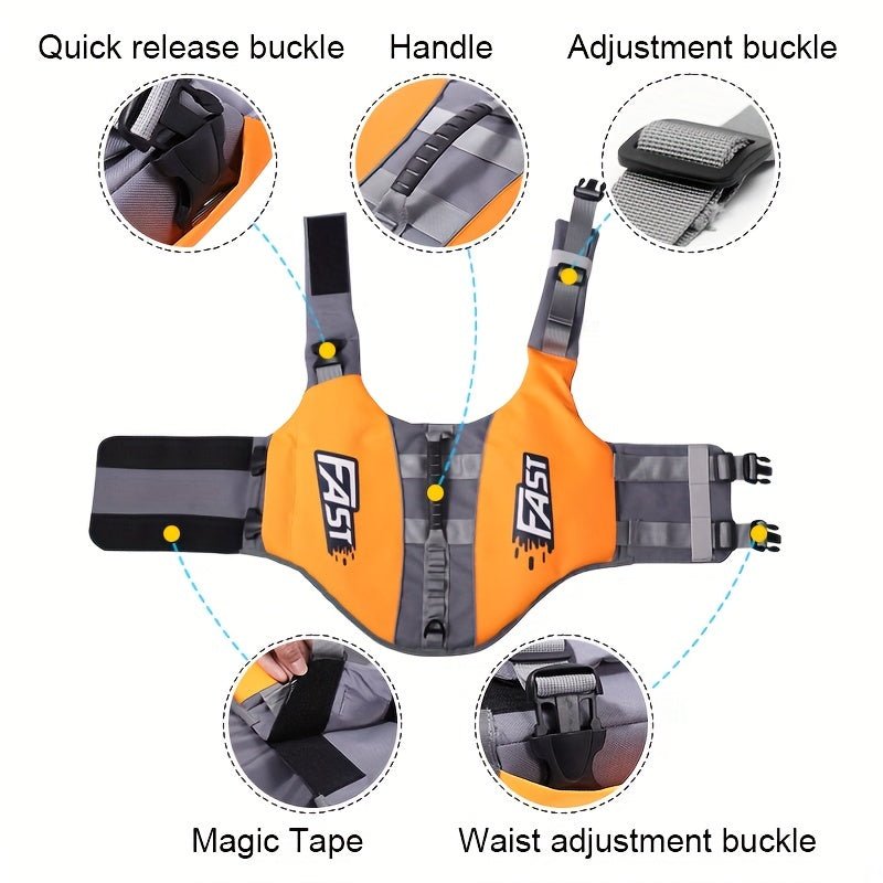 Gilet de sauvetage chiens - Fast Protection - Le Chihuahua Voyageur