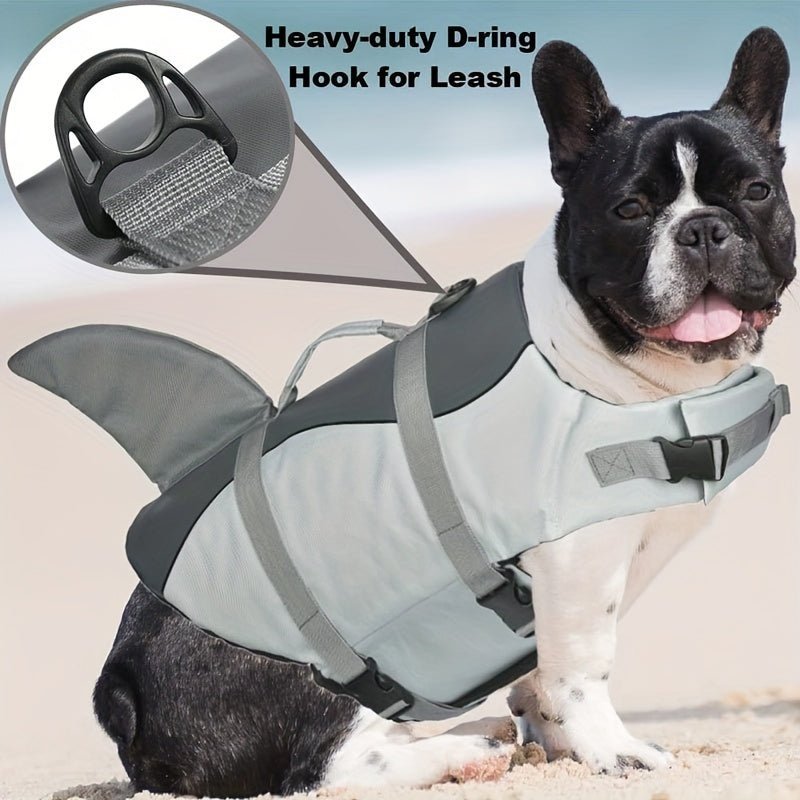 Gilet de sauvetage chiens - Shark Dog Life Jacket - Le Chihuahua Voyageur