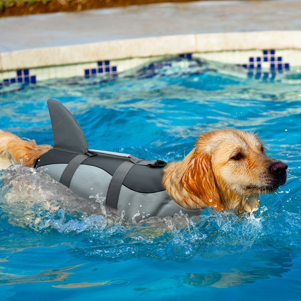 Gilet de sauvetage chiens - Shark Dog Life Jacket - Le Chihuahua Voyageur