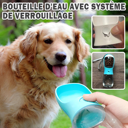 Gourde pour chien- Duo attache