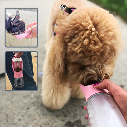 Gourde pour chien- Duo attache
