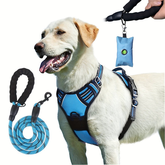 Harnais anti traction chien - MiTOOE kit 3 pcs - Le Chihuahua Voyageur