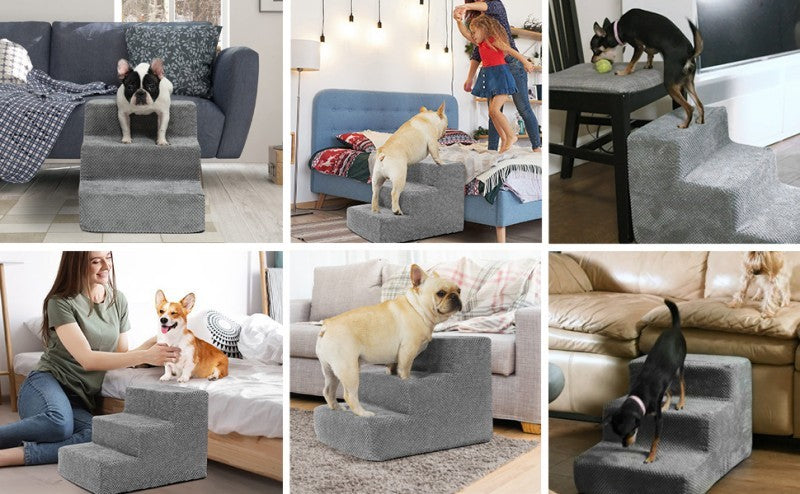 Escaliers pour chien- Velours