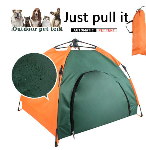 Lit pour chien - Tente Semi-automatique