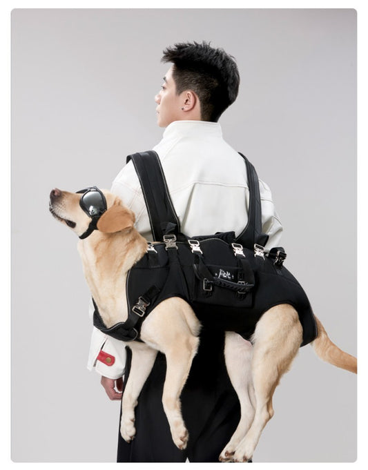 Sac a dos pour chien- Harnais sac à bandoulière pour chien