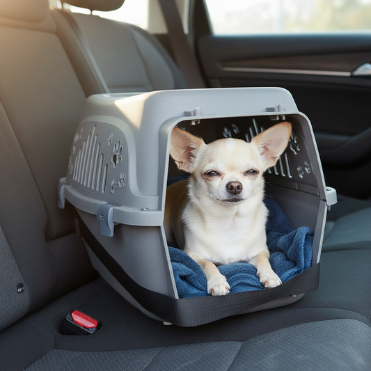 Cage chien- Cage Rigide * Gris