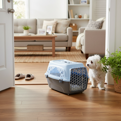 Cage chien- Cage Rigide * Bleu