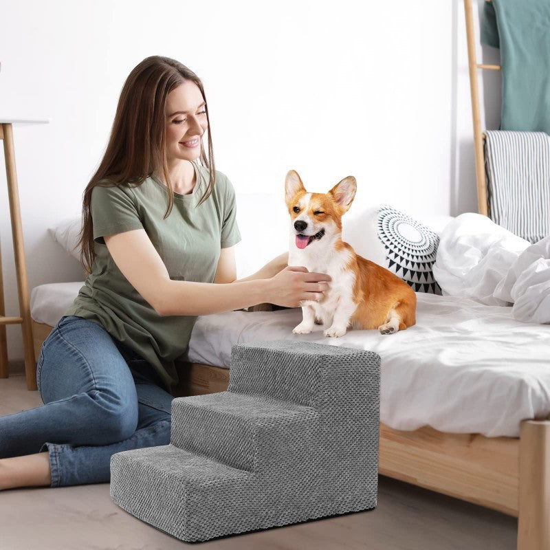 Escaliers pour chien- Velours