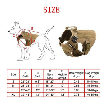 Harnais pour chien - Kit tactique complet