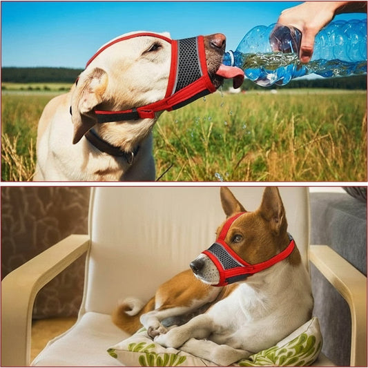 Muselière- Total Souplesse en maille* Rouge