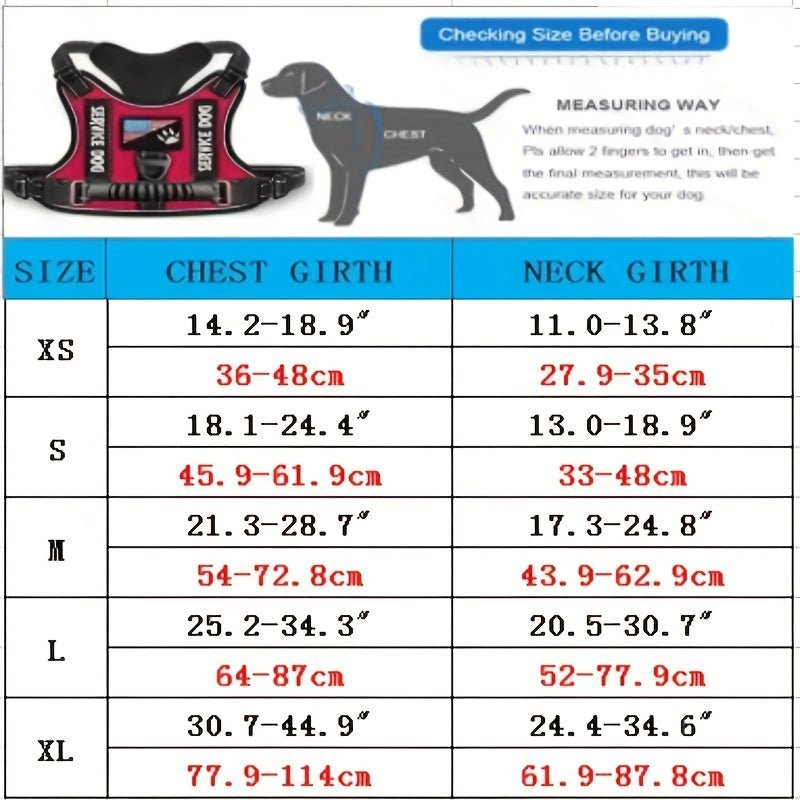 Laisse pour chien - Ensemble Service Dog - Le Chihuahua Voyageur