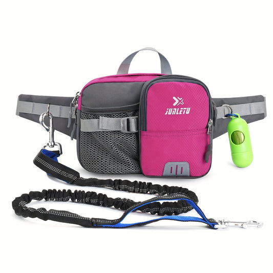 Laisse pour chien - Pochette Multi Fonction anti traction - Le Chihuahua Voyageur