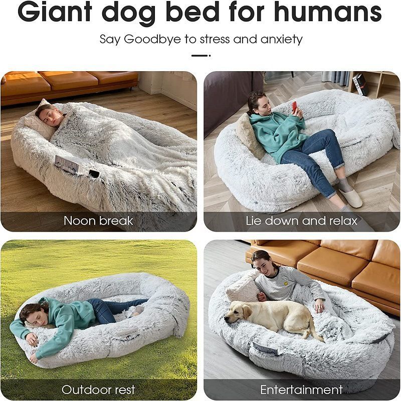 Lit pour chien - Nid géant Lazy Sofa - Le Chihuahua Voyageur