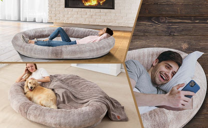 Lit pour chien - Nid géant Lazy Sofa - Le Chihuahua Voyageur