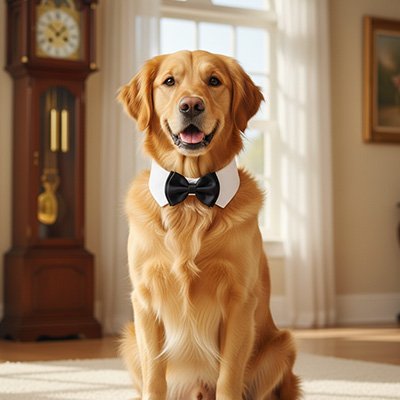 Noeud papillon chien 