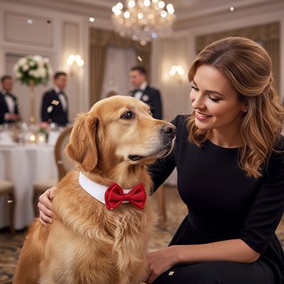 Noeud papillon chien 