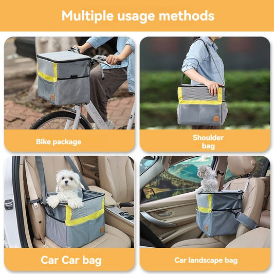 Panier de voiture et vélo - Le Chihuahua Voyageur