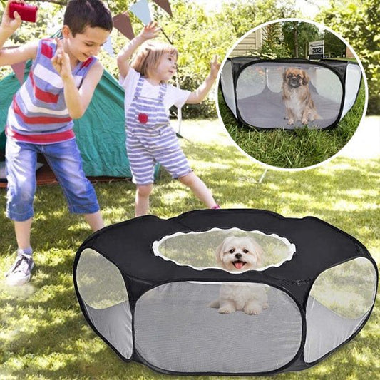 Parc pour chien - Portable en mailles - Le Chihuahua Voyageur