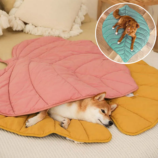 tapis pour chien feuille
