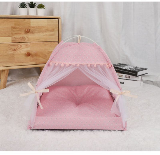 Une niche pour chien - Jolie tente pliante d'extérieur - Le Chihuahua Voyageur